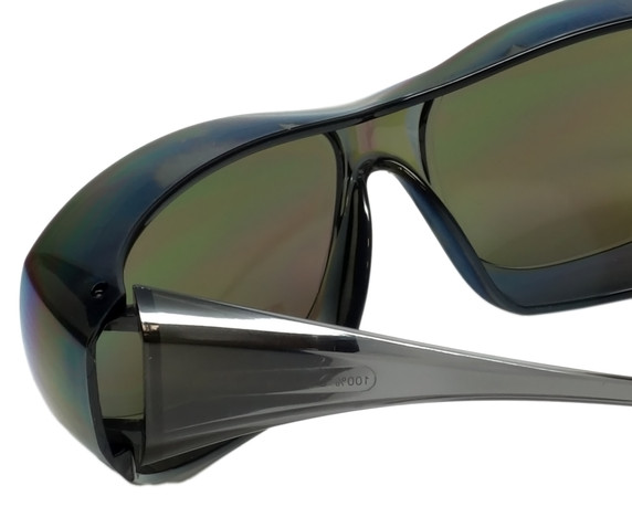 CALABRIA 6000GM Economy Fitover with UV PROTECTION IN GREEN MIRROR