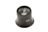 Black Jeweler's Loupe 5.5x 1-Inch MI14OP-C10