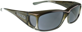 Jonathan Paul® Fitovers Eyewear Small Razor in Olive-Charcoal & Gray RZ003