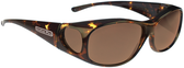 Jonathan Paul® Fitovers Eyewear Medium Element in Tortoise & Amber EM007A