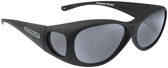 Jonathan Paul® Fitovers Eyewear Medium Lotus in Matte-Black & Gray LS001