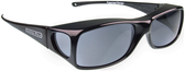 Jonathan Paul® Fitovers Eyewear Large Aria in Midnite-Oil & Gray AA001