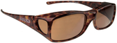 Jonathan Paul® Fitovers Eyewear Large Aria in Tortoise & Amber AA002A