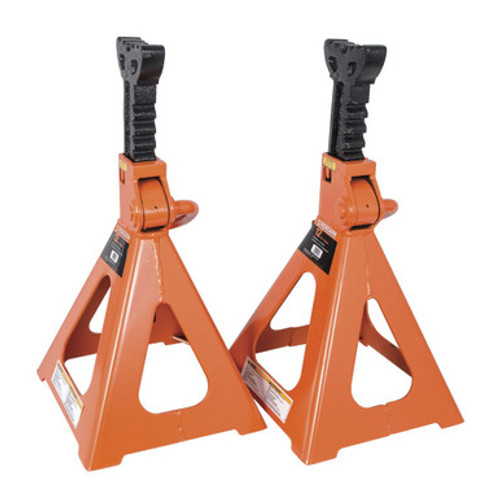 STRONGARM 032246 Heavy Duty Ratcheting Style Jack Stand, 12 ton Lifting, 12 x 10-3/4 in Base