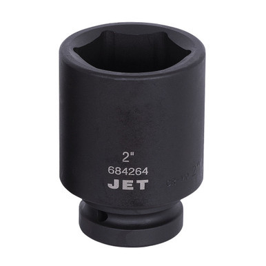 JET 684268 Impact Socket, 1 in, 2-1/8 in Deep Socket, 6 Points