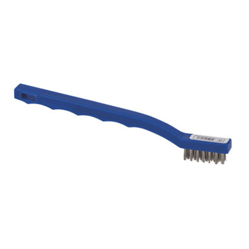 JET 551167 Hand Scratch Brush, 1-1/2 in L x 7/16 in W Brush, 7-1/4 in OAL, 7/16 in L Stainless Steel Trim