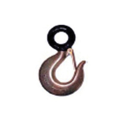 Black Eye 2910 1010 Hoist Hook, 1 ton Load, Eyelet Attachment, Alloy Steel
