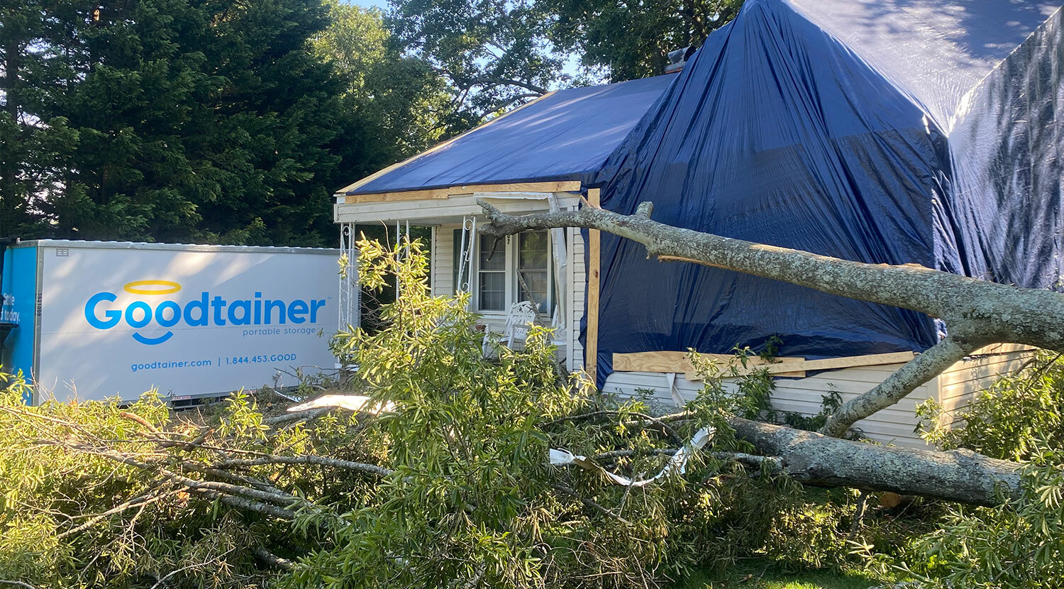 Portable Storage for Storm Damaged Homes in Spartanburg, SC