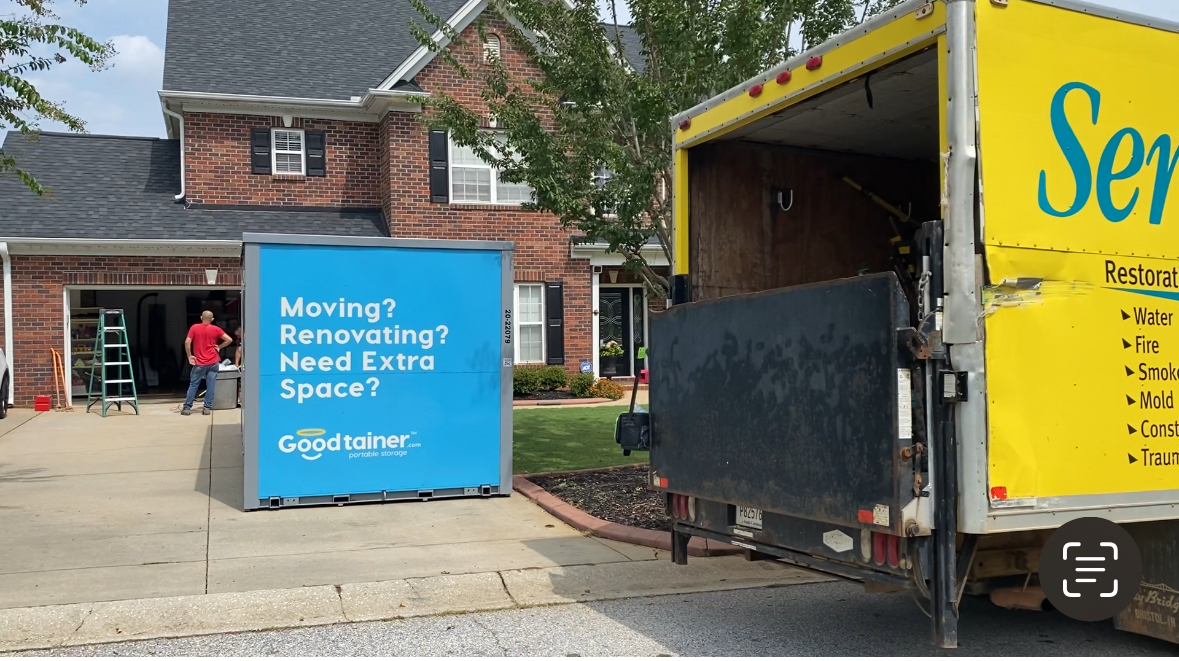 ServiceMaster flood and floor restoration work in Spartanburg, SC
