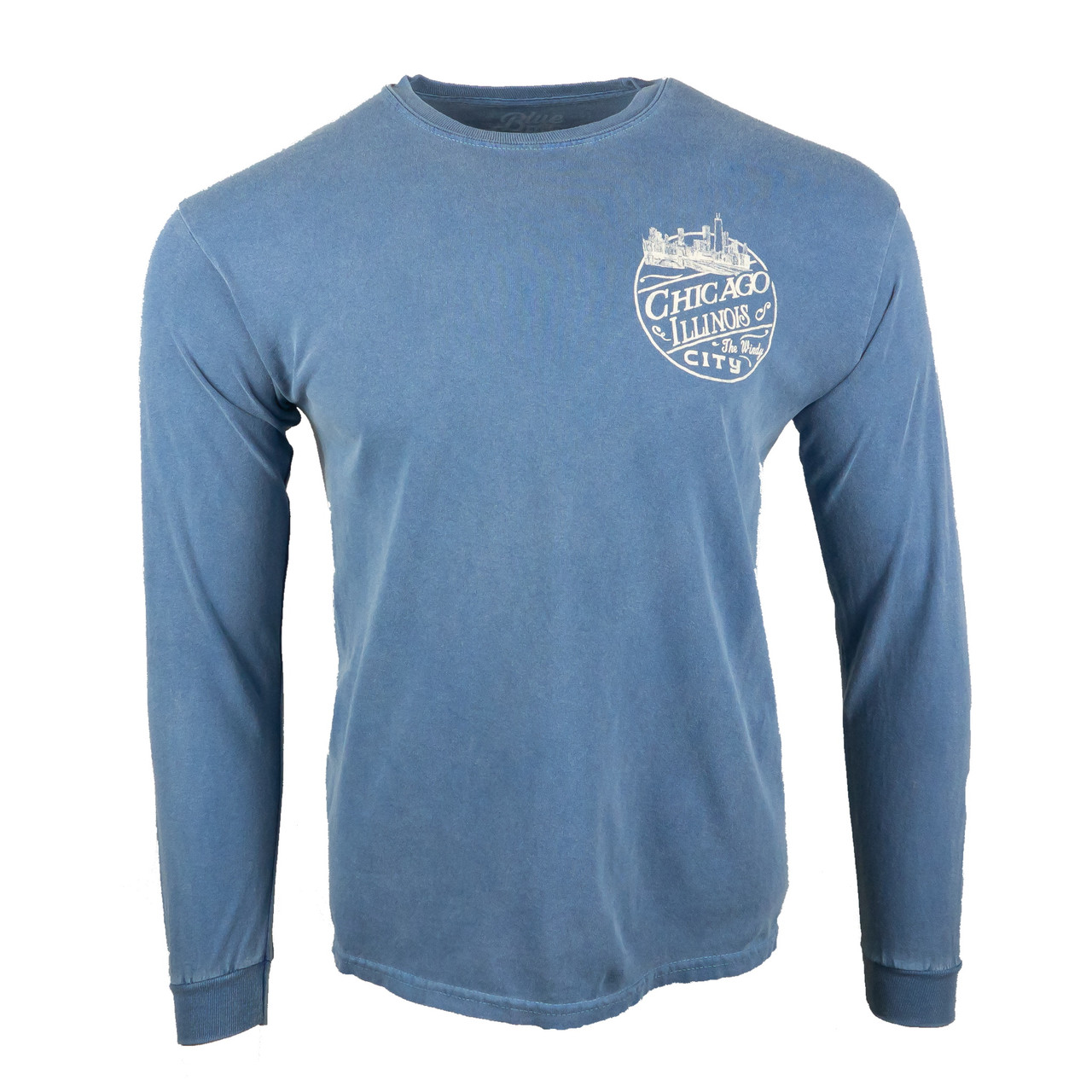 Chicago IL Blue Crewneck