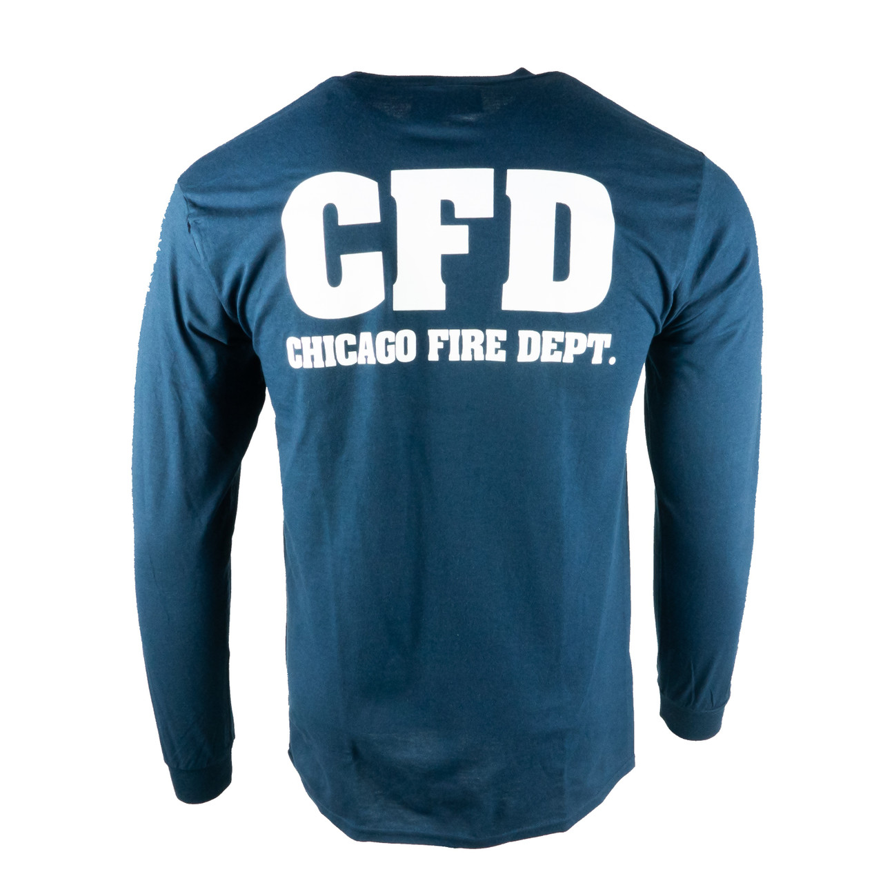 Men & Women's Unisex Long Sleeve Chicago Fire Department T-Shirt