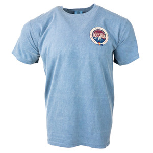 Men's Short Sleeve Boulder Authentic Mountain T-Shirt, blue jean Men's Short Sleeve Boulder Authentic Mountain T-Shirt, blue jean