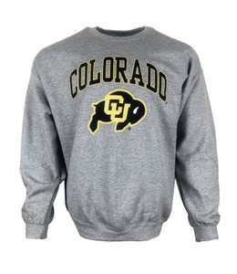 Long Sleeve Colorado University (CU) Crew, heather grey Long Sleeve Colorado University (CU) Crew, heather grey