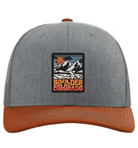 Boulder Selva V2 Flatirons Hat - heather gray/oragne Boulder Selva V2 Flatirons Hat - heather gray/oragne