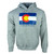 Men's Hoodie Colorado State Flag Sweatshirt With Name, grey