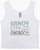 Chicago Women's In A Row Crop Tank - White