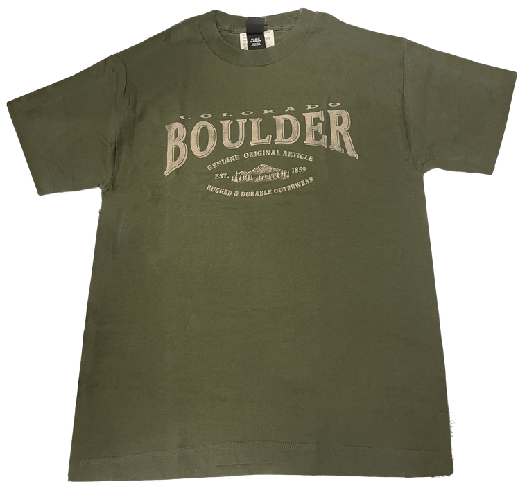 Boulder Flour Sack Short Sleeve T-Shirt - Army