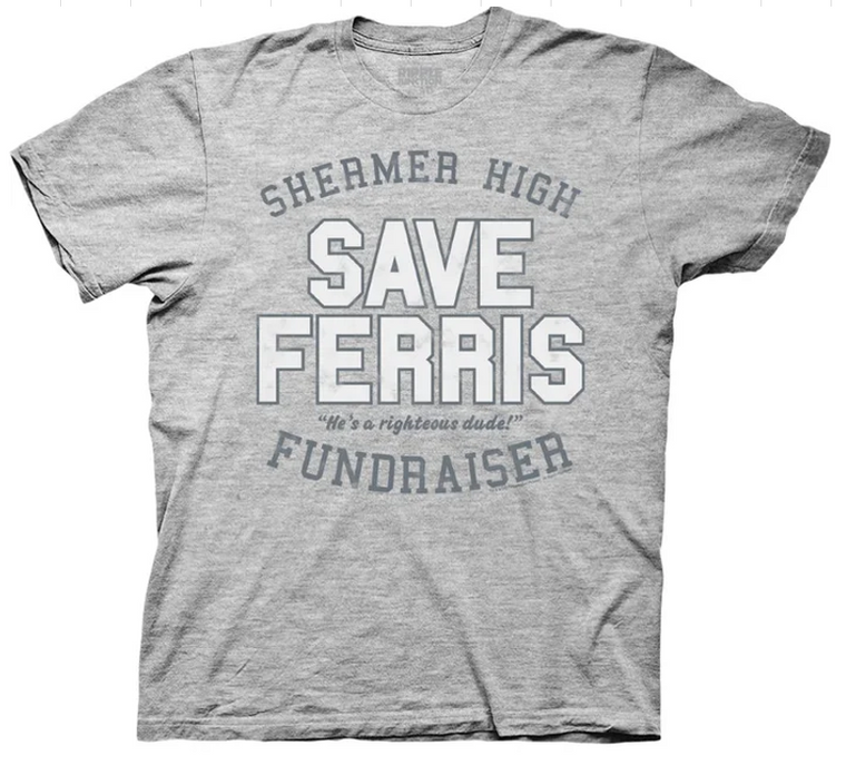Save Ferris Fundraiser Short Sleeve T-Shirt - Heather Gray