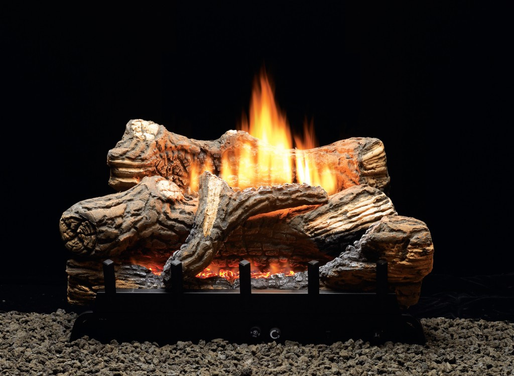Empire Comfort Systems Flint Hill Thermostat 6-piece 30 inch Ceramic Fiber Log  Set - Natural Gas - EmpireHeat.com
