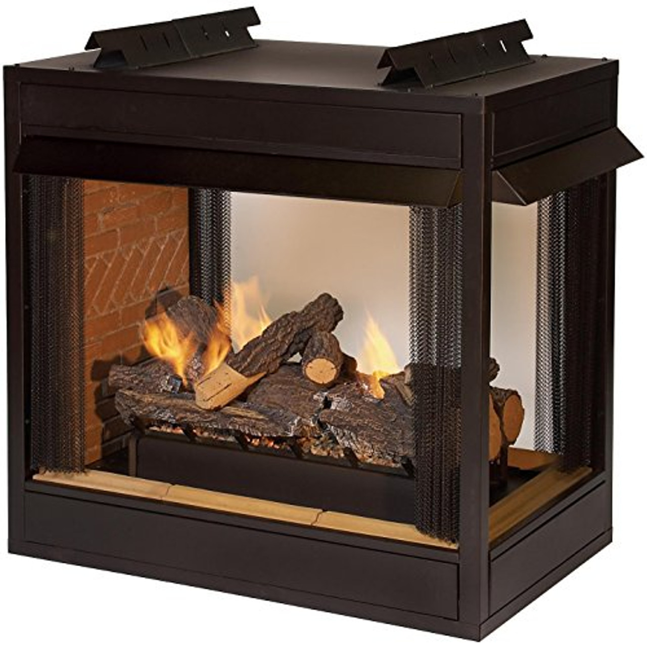 Empire Comfort Systems Chimenea Deluxe MV de 36 con rejilla B-Vent - Gas  natural