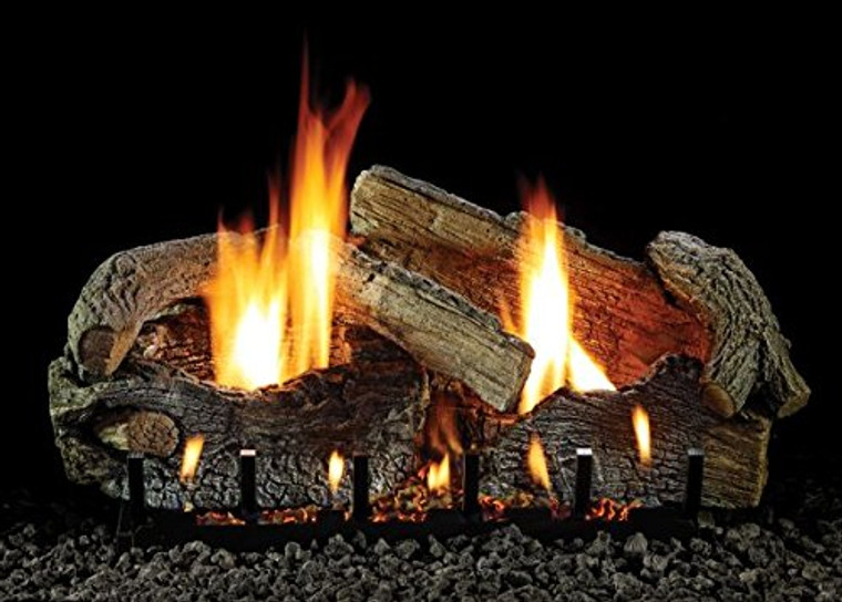 Empire Comfort Systems 24" Stacked Aged Oak Logset with Intermittent Pilot VF Slope Glaze Burner
