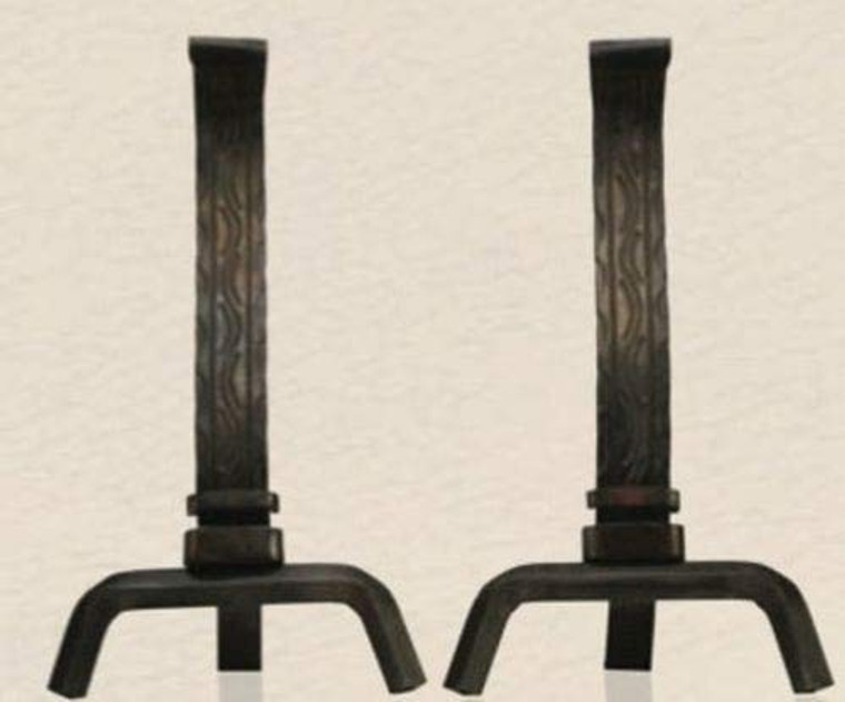 Empire Comfort Systems Decorative Forged Andirons - Black