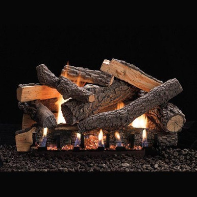 Empire Comfort Systems 18 Birch Logset with MV VF/V Slope Glaze Burner