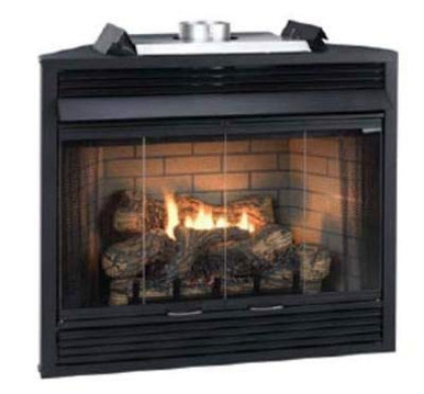 Empire Comfort Systems Deluxe MV 36 Flush Face B-Vent Fireplace - Natural  Gas 