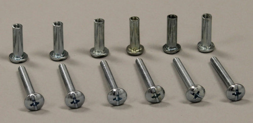 Aluminum Pet Door Frame Binder Posts & Screws - Set of 6 Binder Posts & Screws  