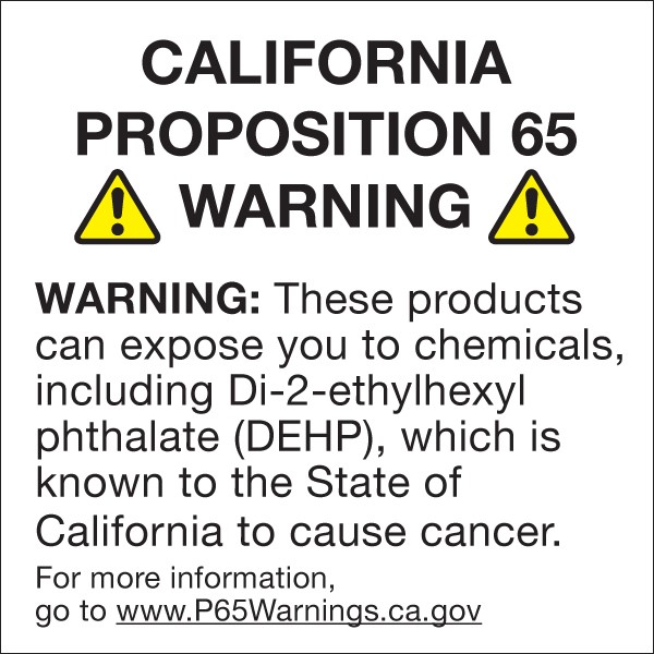 prop 65 warning