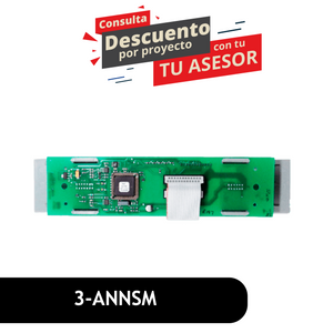 Annunciator Support Module. Takes one space in Annunciator box. Supports one Control/Display module. 3-ANNSM Annunciator Support Module. Takes one space in Annunciator box. Supports one Control/Display module. 3-ANNSM