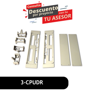 Two plastic doors c/w 3-FP filler plates. Used to cover 3-ANNCPU and 3-CPU3 where no display modules are present. One required per CPU when not 3-LCD or 3-LCDXL1 is mounted. 3-CPUDR Two plastic doors c/w 3-FP filler plates. Used to cover 3-ANNCPU and 3-CPU3 where no display modules are present. One required per CPU when not 3-LCD or 3-LCDXL1 is mounted. 3-CPUDR