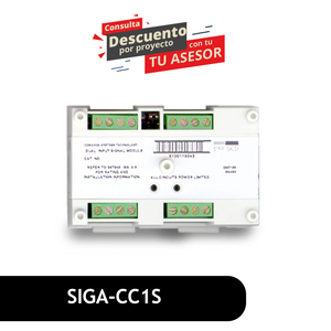 Single Input (Riser) Module with strobe synchronization output SIGA-CC1S Single Input (Riser) Module with strobe synchronization output SIGA-CC1S