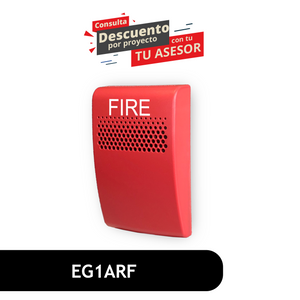 Compact Wall Horn, Red, FIRE Marking G1ARF Compact Wall Horn, Red, FIRE Marking G1ARF