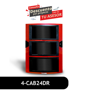Door Assembly – Red outer door and black inner door with 24 user interface spaces, mounts to 3-CAB14B wallbox. 4-CAB24DR Door Assembly – Red outer door and black inner door with 24 user interface spaces, mounts to 3-CAB14B wallbox. 4-CAB24DR