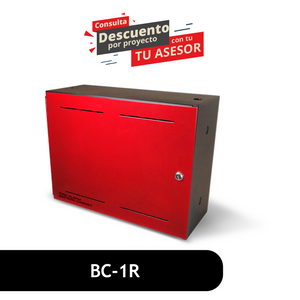 Battery Cabinet– Black backbox, Red Door. Supports up to 40AH batteries. BC-1R Battery Cabinet– Black backbox, Red Door. Supports up to 40AH batteries. BC-1R