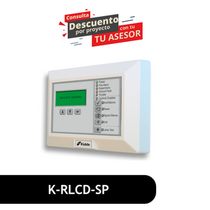 Remote Annunciator, 80 character LCD, Common System indicators, Beige housing, mounts to 4 inch box RLCD-SP Remote Annunciator, 80 character LCD, Common System indicators, Beige housing, mounts to 4 inch box RLCD-SP