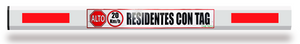 Letrero para pluma grande residentes 1m x 15 cm Letrero para pluma grande residentes 1m x 15 cm
