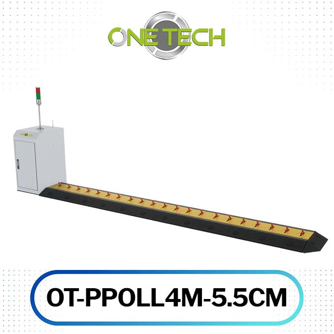 OT-PPOLL4M-5.5CM, Onetech, Qdigital, ponchallantas electromecánico, barrera ponchallantas, tyre killer, control de acceso vehicular, seguridad perimetral, sistema de bloqueo vehicular, púas retráctiles, protección de accesos, control de tráfico vehicular, acceso de alta seguridad, barrera de seguridad industrial, restricción vehicular, seguridad para instalaciones críticas.
