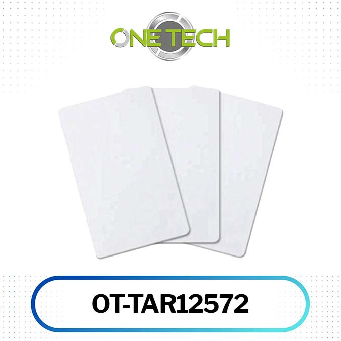 tarjeta proximidad 125 kHz, tarjeta RFID 125 kHz, tarjeta proximidad delgada, credencial 125 kHz, tarjeta control de acceso, tarjeta RFID acceso, línea 72, OT-TAR12572, Onetech, Qdigital