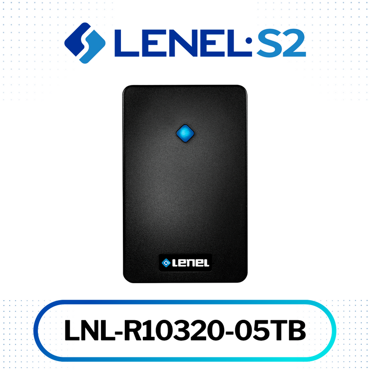 LenelS2 BlueDiamond - Mobile Ready readers, Multi-Tech US Single Gang LNL-R10320-05TB