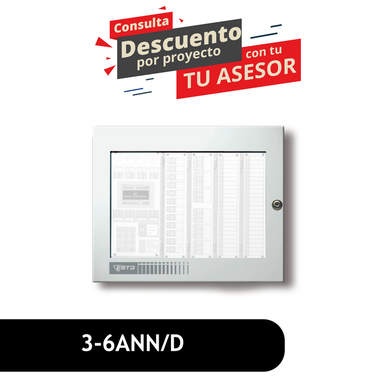 Six Position Annunciator Cabinet Door (bms id 1252) 3-6ANN/D