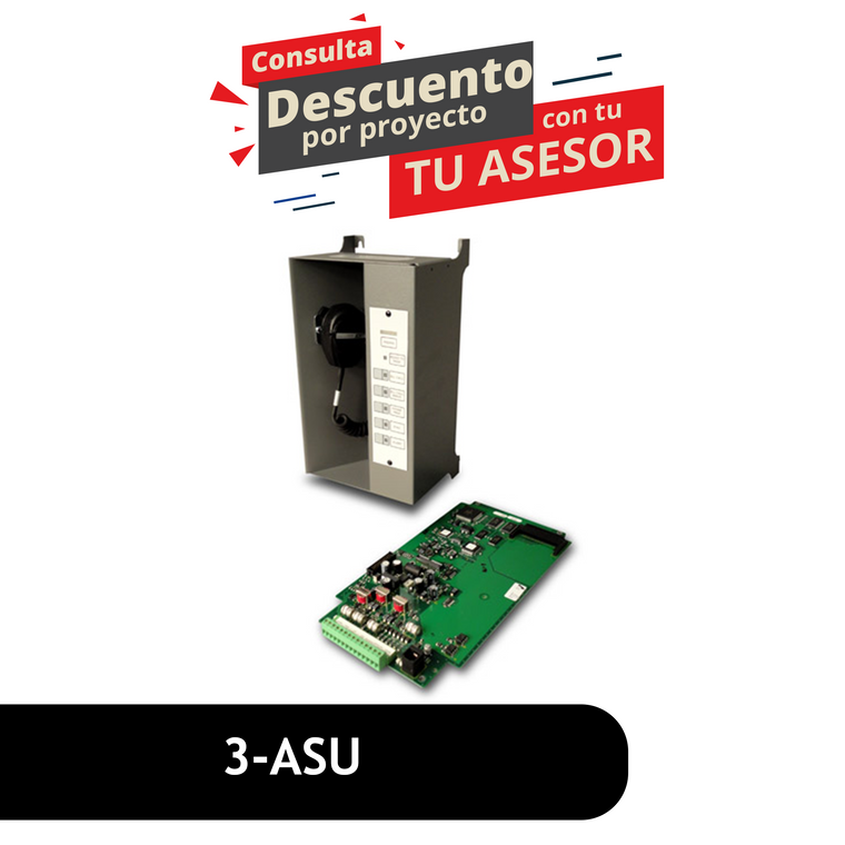 Audio Source Unit with mounting Chassis, Microphone, Paging Controls and Inner door Filler Plate. 3-ASU