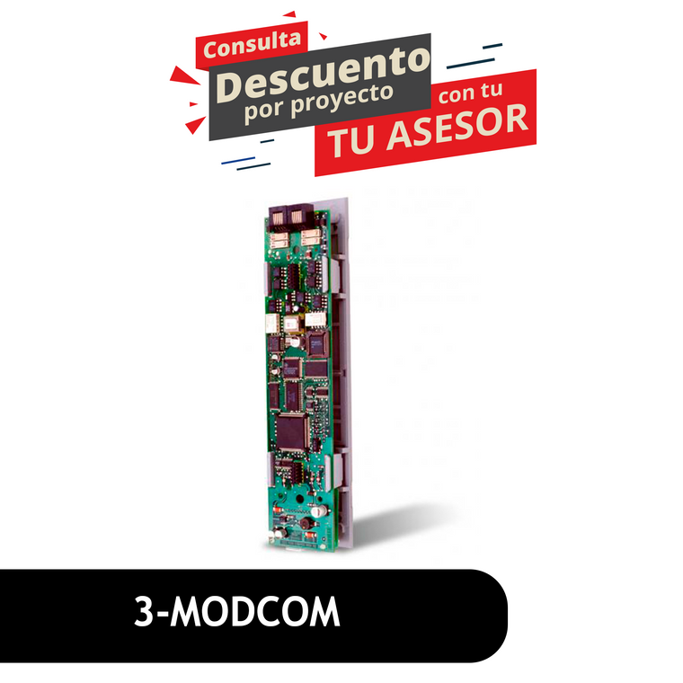 Modem / Communicator (DACT). Takes one local rail space 3-MODCOM