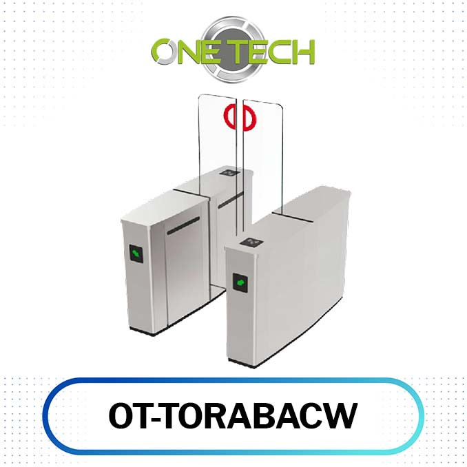 OT-TORABACW1P, Onetech, Qdigital, torniquete abatible, torniquete de cuerpo completo, módulo de torniquete, torniquete 1 pieza, torniquete peatonal, control de acceso peatonal, torniquete de seguridad, torniquete bidireccional, torniquete acero inoxidable, acceso peatonal, torniquete altura completa
