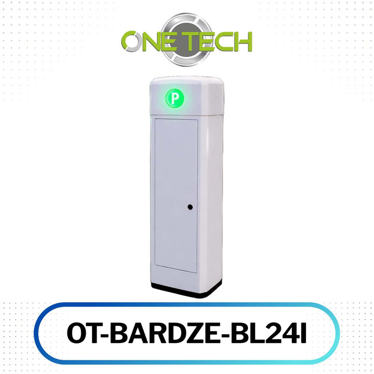 OT-BARDZE-BL24I, Onetech, Qdigital, barrera vehicular automática, barrera DC 24V, barrera de estacionamiento, control de acceso vehicular, pluma vehicular automática, barrera de apertura rápida, automatización de accesos, acceso vehicular inteligente, barrera para fraccionamientos, barrera para estacionamientos, barrera de bajo consumo energético, sistemas de control vehicular.