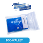 BLUEDIAMOND CONFIGURATION CARD, BlueDIamond branded wallet that contains each of the BlueDiamond configuration card options. BDC-WALLET