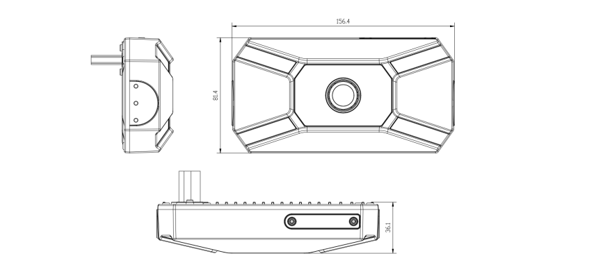 Cámara IP contador de personas para solucion de video móvil compatible con  series M1, X1, X3