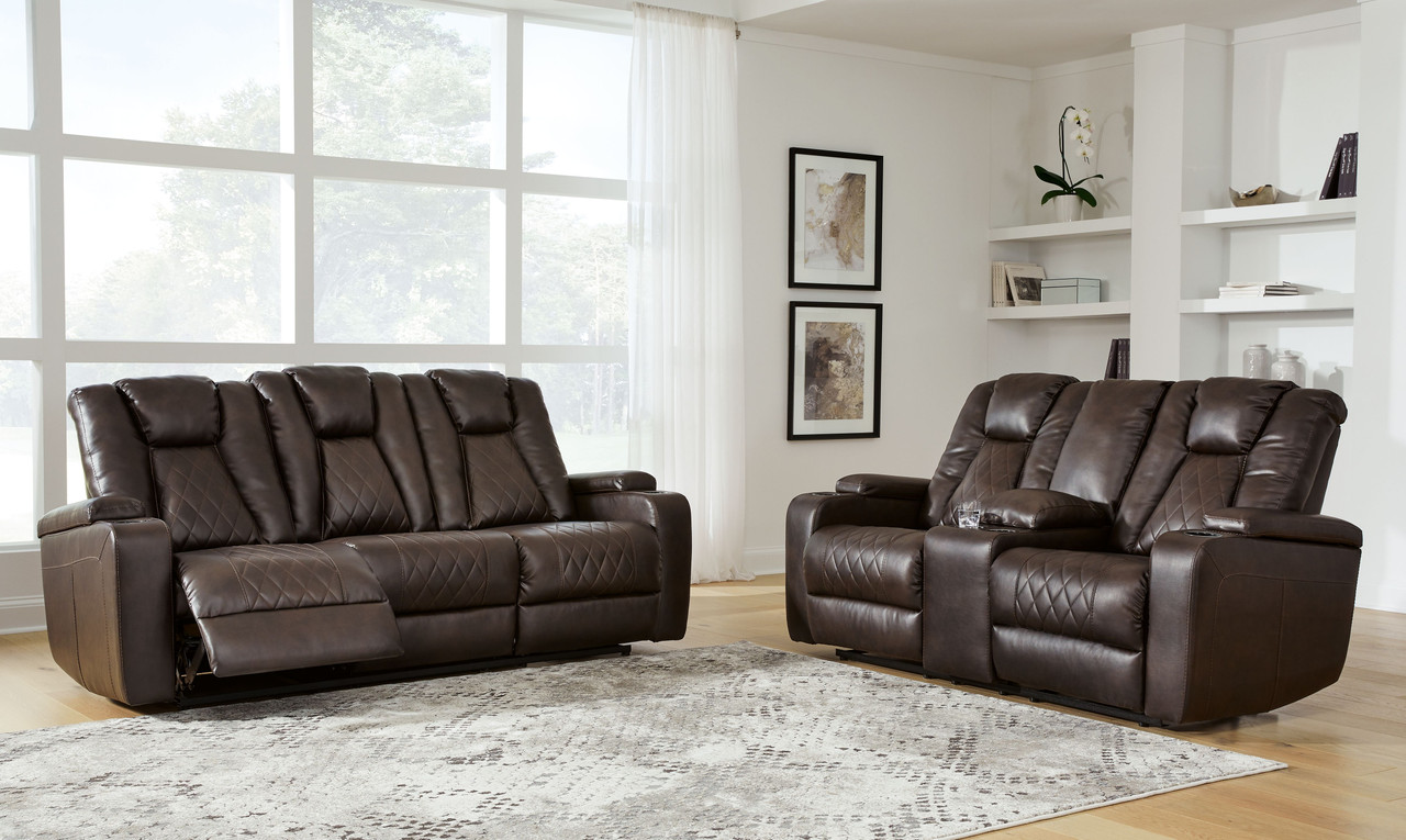 Leather couch loveseat recliner shop set