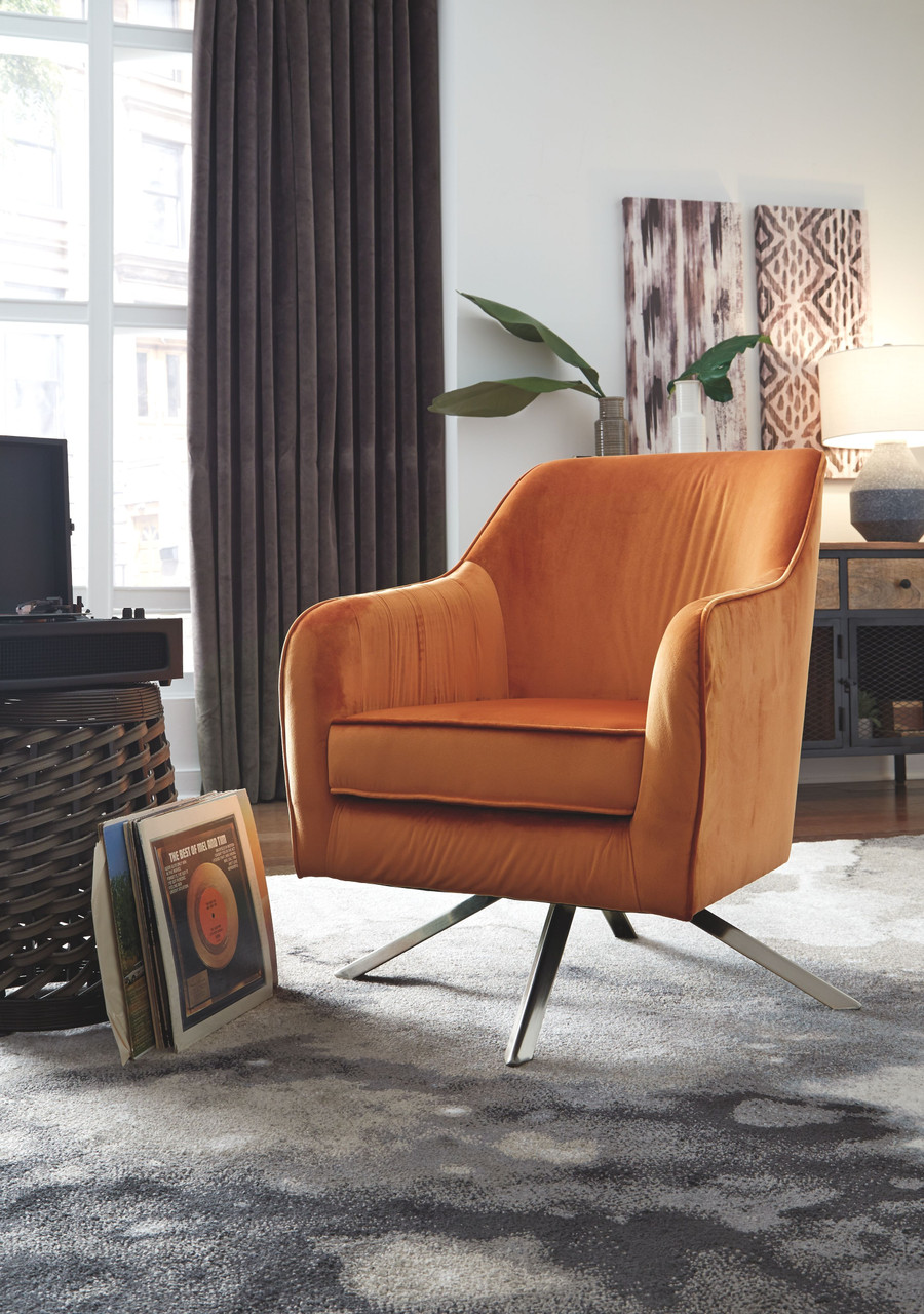 Rust colored 2025 accent chair